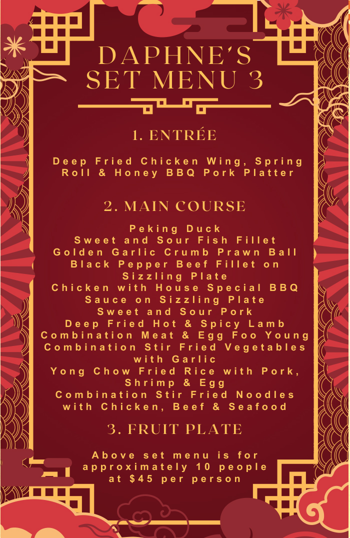 set menu 3